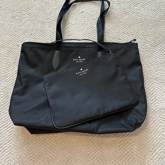 Kate Spade Black Travel Bag Set - Picture 1 of 4